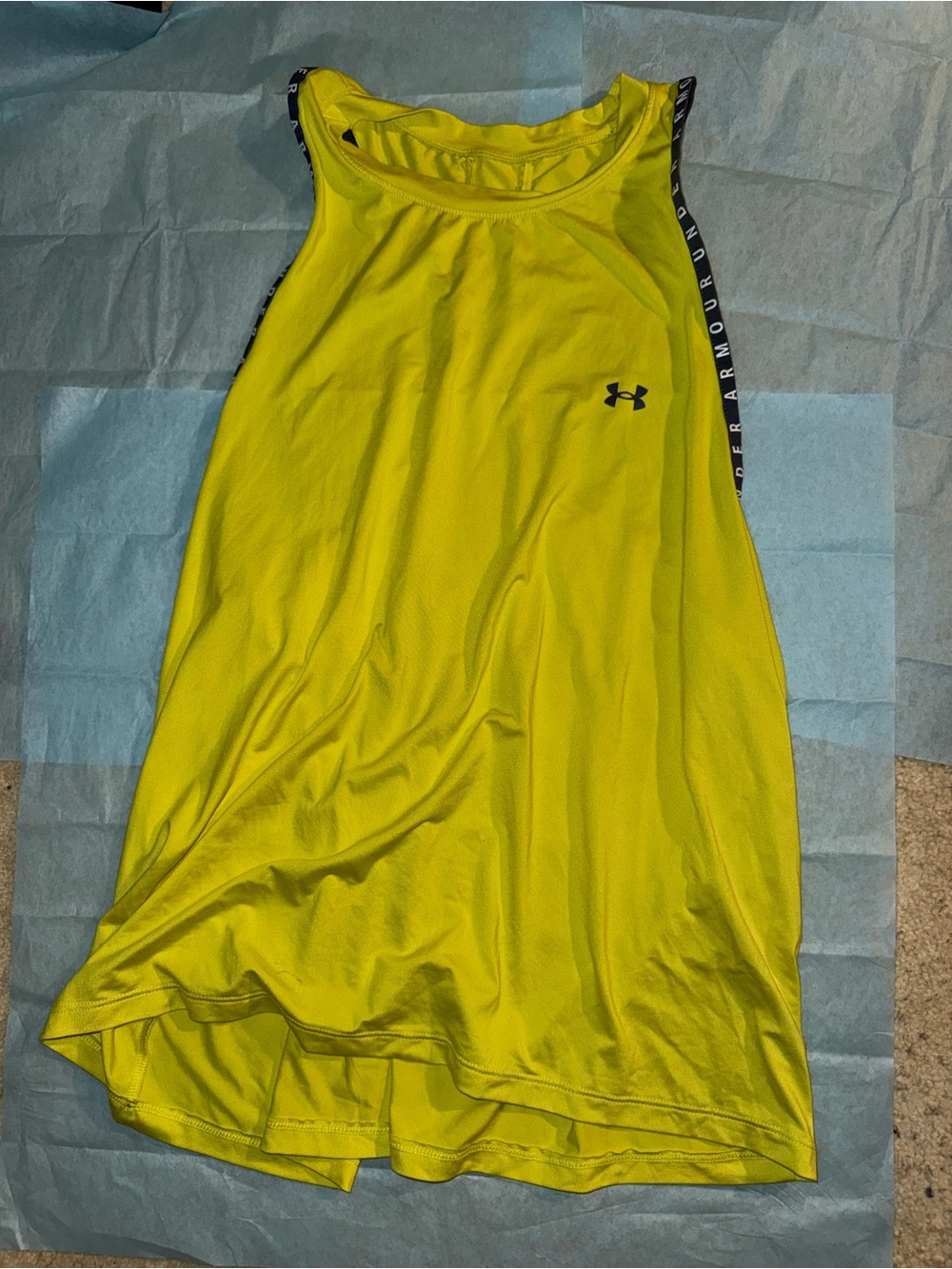 Under Armour Neon Yellow Performance Tank Top